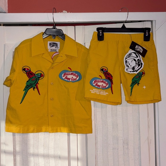 Billionaire Boys Club Other - Billionaire Boys Club kids honeycrisp Boys Size 5/6 button up embroidered outfit
